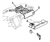 Панель приборов Audi A8, схема узла