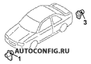 Кузов Audi A4, схема узла