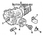 схема узла от Каталог запчастей Audi A8, коробка передач A8 2.5 tdi #2