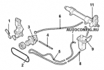 схема узла от Каталог запчастей Audi A4, ходовая часть A4 1.8 t #2