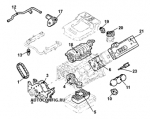 схема узла от Каталог запчастей Audi A8, двигатель / система охлаждения A8 3.7 tiptronic #5