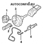 схема узла от Каталог запчастей Audi A4, ходовая часть A4 2.4 quattro #3