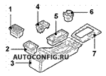 Панель приборов BMW 3-я серия (e46), схема узла
