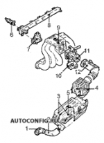 схема узла от Каталог запчастей BMW 3-я серия (e30), двигатель / система охлаждения 318i #5