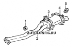 схема узла от Каталог запчастей BMW 3-я серия (e30), система выпуска газа / топливная система 320i #3