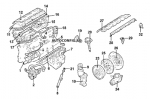 схема узла от Каталог запчастей BMW 3-я серия (e36), двигатель / система охлаждения 318is/4 class ii #1
