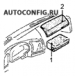 схема узла от Каталог запчастей BMW 3-я серия (e36), панель приборов 320i #5
