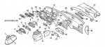 схема узла от Каталог запчастей Hyundai Matrix, панель приборов Matrix 1.6 GLS #2