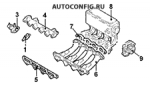 схема узла от Каталог запчастей Hyundai Accent, двигатель / система охлаждения Accent 1.5I Automatic GLS #4