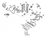 схема узла от Каталог запчастей Hyundai Matrix, двигатель / система охлаждения Matrix 1.6 GLS #3