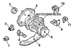 схема узла от Каталог запчастей Hyundai Matrix, коробка передач Matrix 1.6 Sky #3