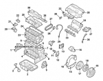 схема узла от Каталог запчастей Hyundai Accent, двигатель / система охлаждения Accent 1.4 GL Automatic #2