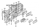 схема узла от Каталог запчастей Hyundai H100, панель приборов H100 #1