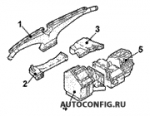 схема узла от Каталог запчастей Kia Sephia, панель приборов Sephia GTX #3