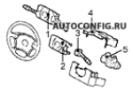 схема узла от Каталог запчастей Rover Discovery, панель приборов Discovery V8I #4