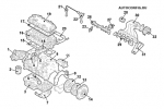 схема узла от Каталог запчастей Mitsubishi Lancer, двигатель / система охлаждения Lancer Combi 1.6 Comfort #3