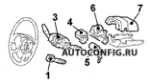 схема узла от Каталог запчастей Mitsubishi Outlander, панель приборов Outlander 2.4 Motion #2