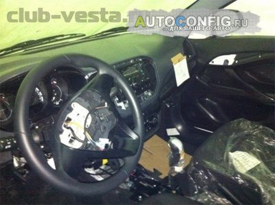 Club-Vesta «рассекретил» интерьер Lada Vesta